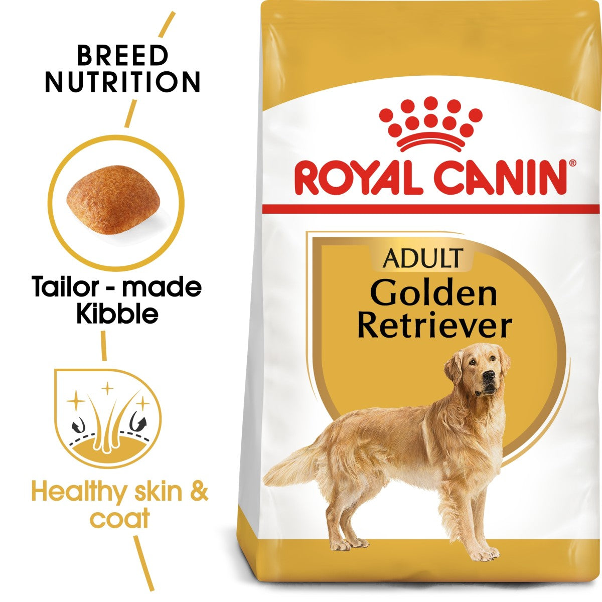 Royal Canin Golden Retriever Adult Dry Dog Food (12kg)