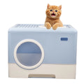 Cat Litter Box 921_M1 Blue