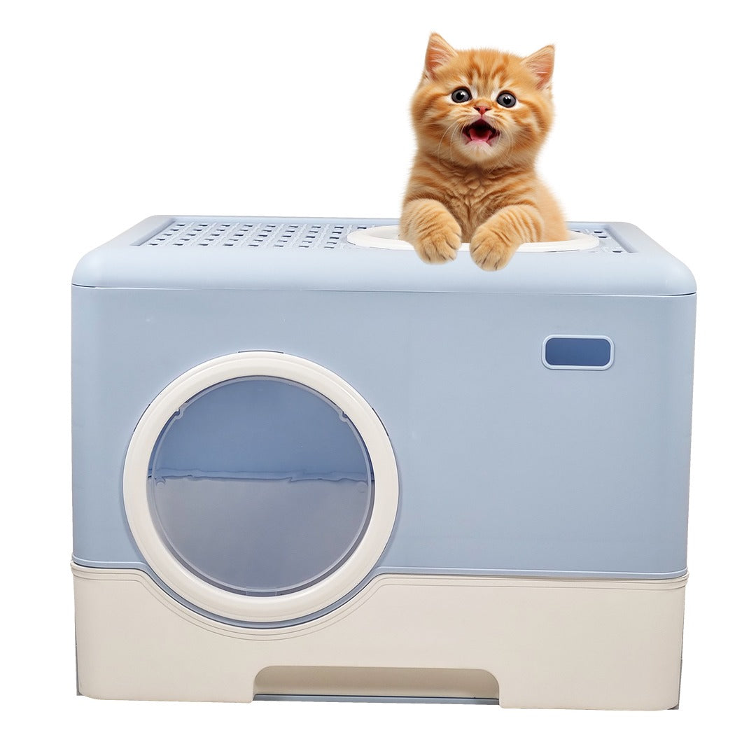Cat Litter Box 921_M1 Blue