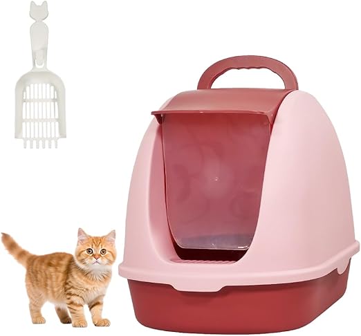 Cat Litter Box Model 12 Pink