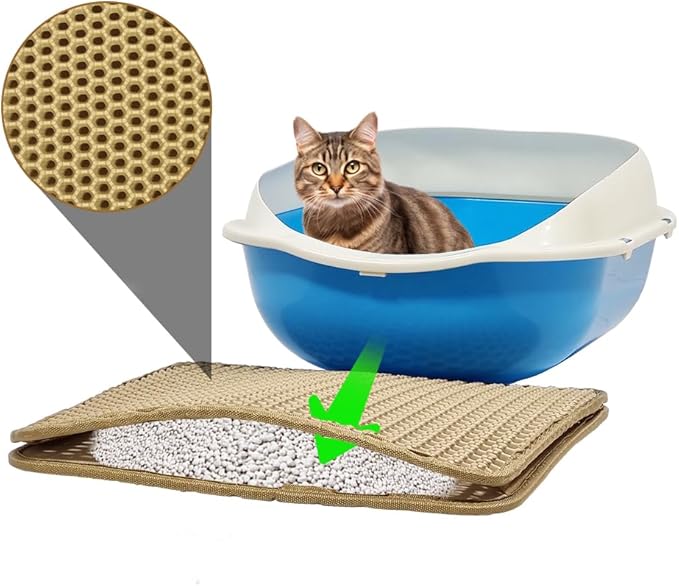 Cat Litter Mat (Beige) Small