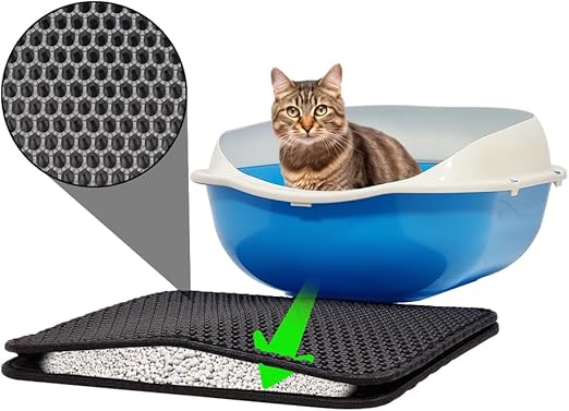 Cat Litter Mat (Black) Small
