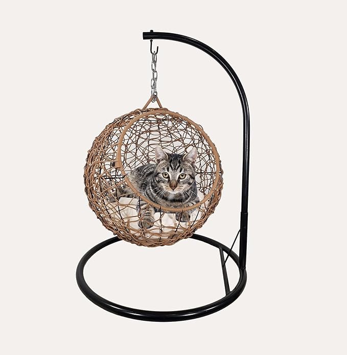 Cat Bed - Round Hanging (Brown)
