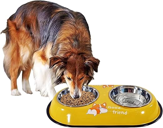 Dog Bowl (Yellow) Large M11