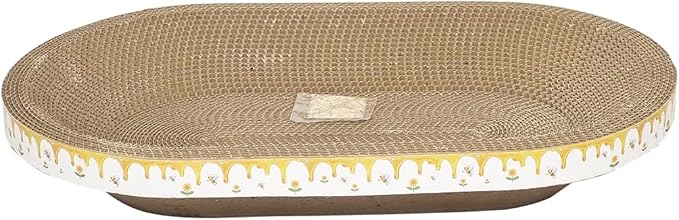 Oval Scratcher (Small) White