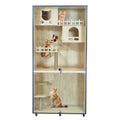 Wooden Cat Villa (B-10) Beige
