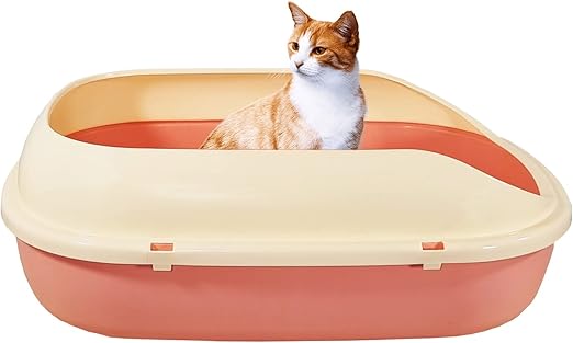 Cat Litter Box M3 (Large, Pink)