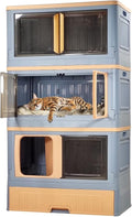 Cat Litter Box Model 11 (Triple Level)