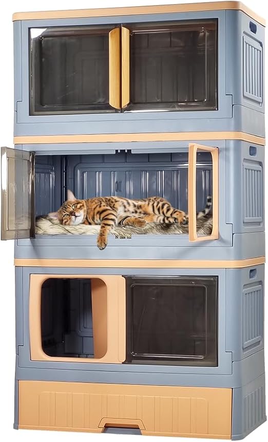 Cat Litter Box Model 11 (Triple Level)