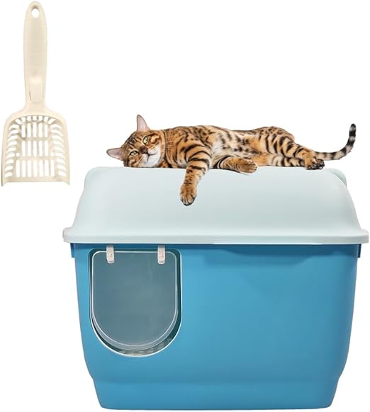 Cat Litter Box Model 9 (Blue)