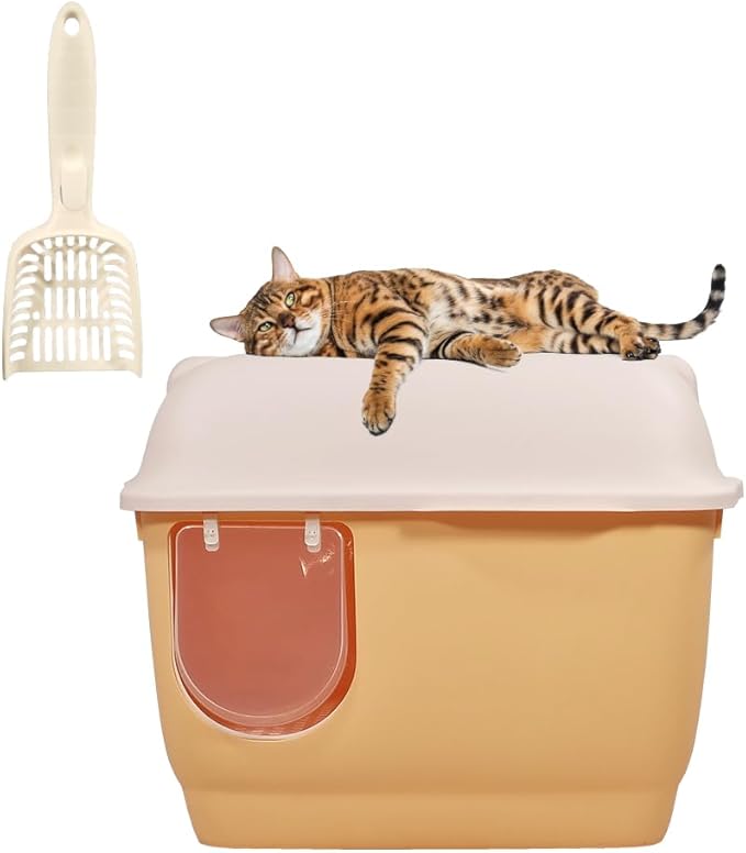 Cat Litter Box Model 9 (Orange)
