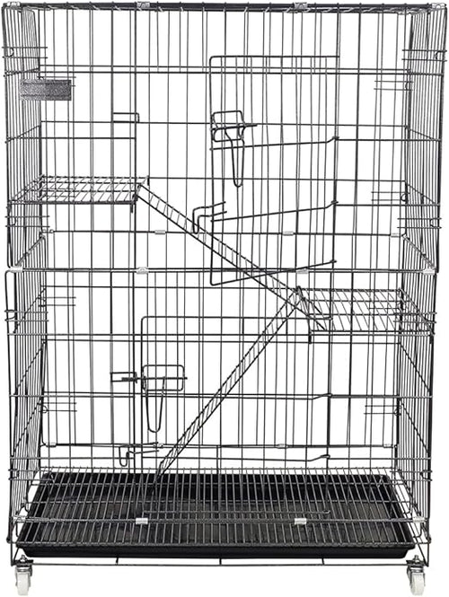Cat Cage (Lankit-3 Storey) Black