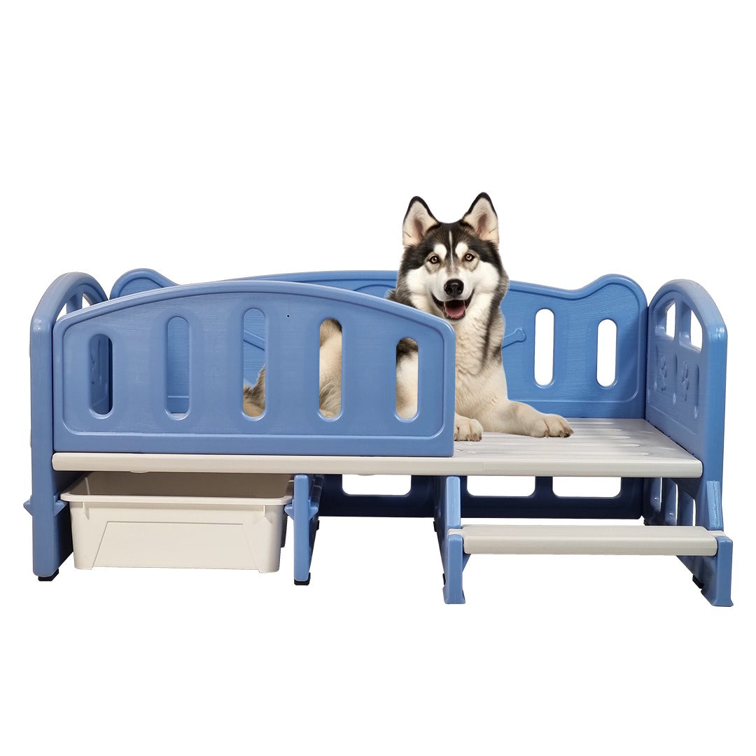 Dog Bed XDB-442L (Blue)