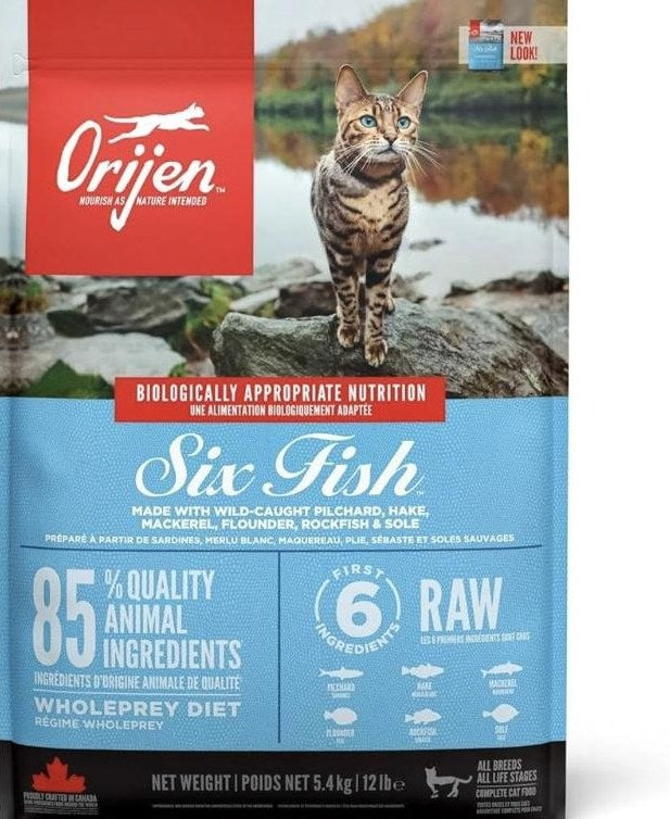 Orijen Six Fish Cat Dry Cat Food