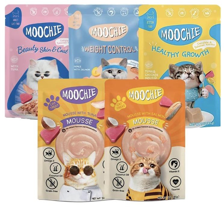 Moochie Wet Cat Food Pouches