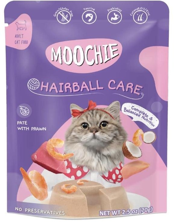 Moochie Hairball Cat Food
