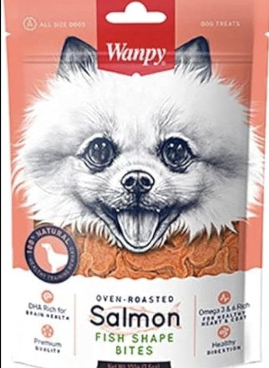 Wanpy Oven-Roasted Salmon Fish Snack Dog Treats